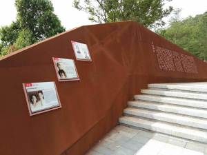惠东耐候钢挡土墙